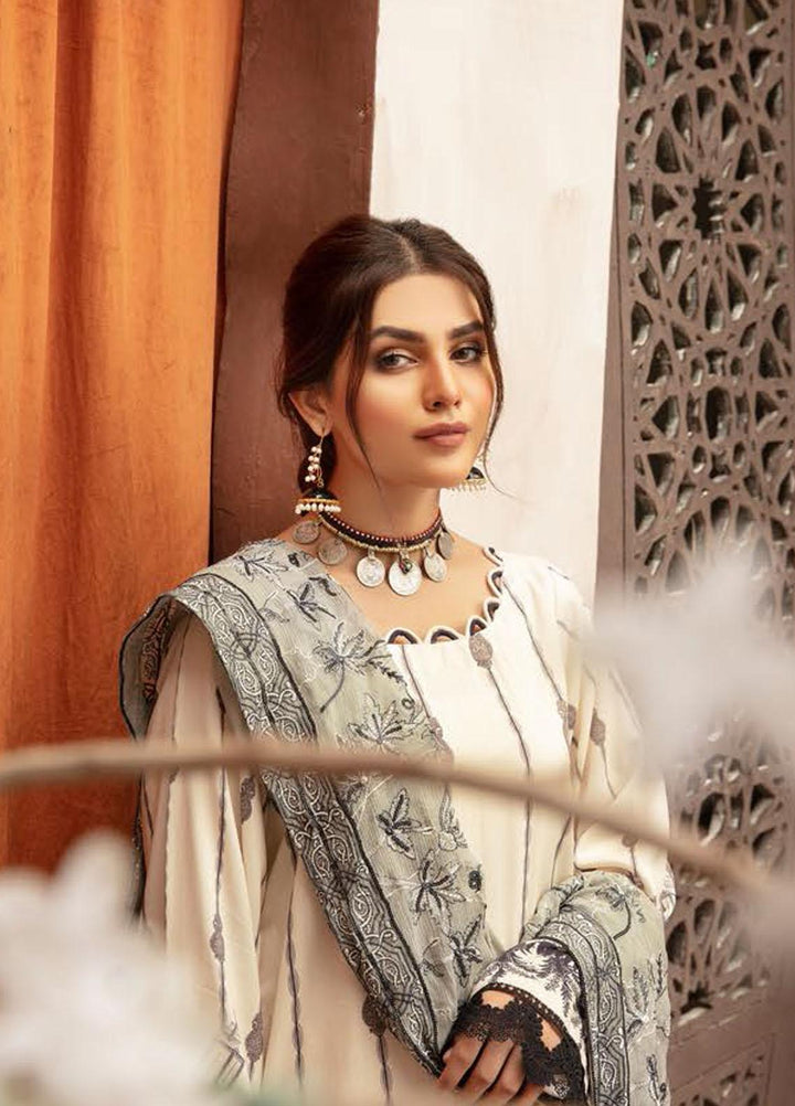 Aafreen by Riaz Arts Embroidered Viscose Suits Unstitched 3 Piece RA21V AF-44 - Winter Collection