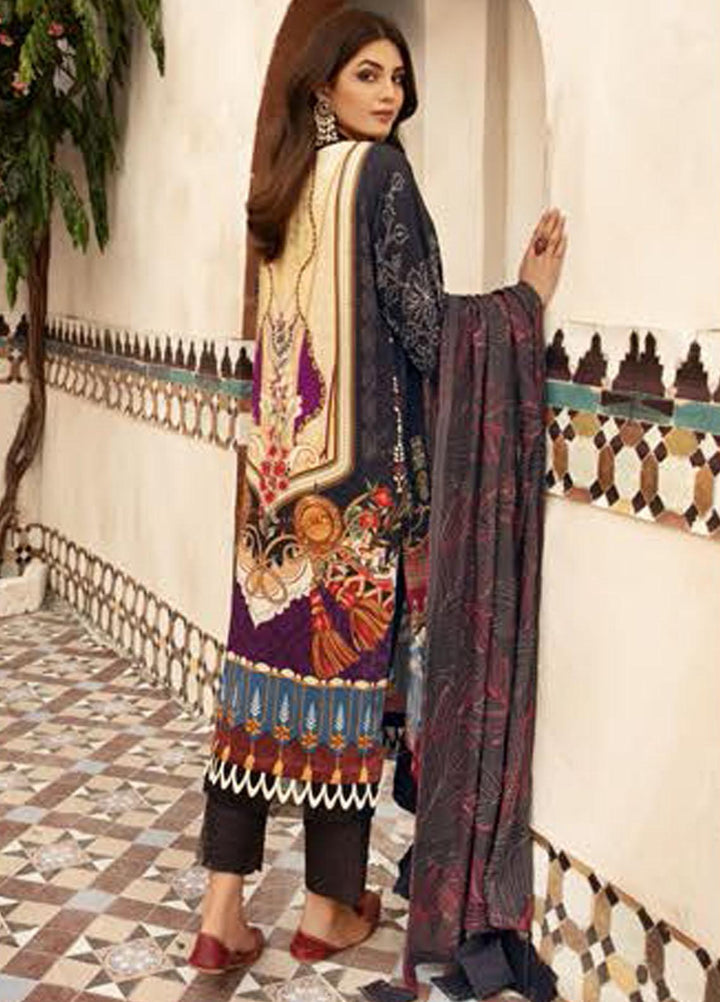 Aafreen by Riaz Arts Embroidered Viscose Suits Unstitched 3 Piece RA21V AF-46 - Winter Collection
