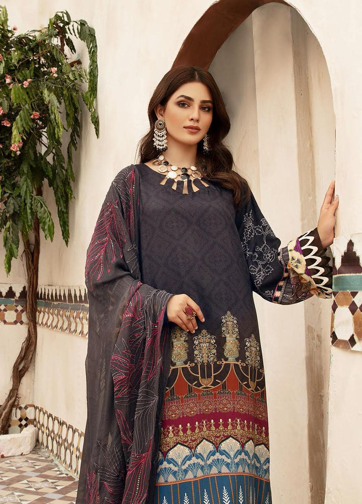 Aafreen by Riaz Arts Embroidered Viscose Suits Unstitched 3 Piece RA21V AF-46 - Winter Collection