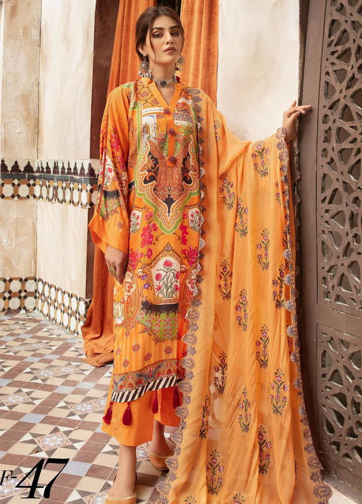 Aafreen by Riaz Arts Embroidered Viscose Suits Unstitched 3 Piece RA21V AF-47 - Winter Collection