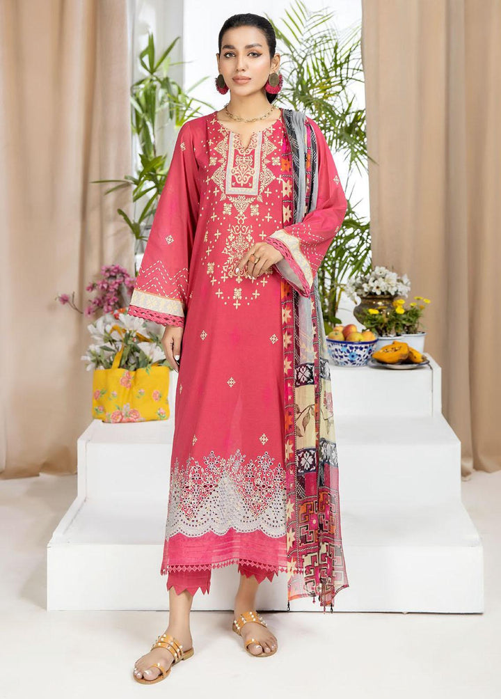 Aafreen By Riaz Arts Embroidered Chikankari Suits Unstitched 3 Piece RA23CK AF-41 - Summer Collection