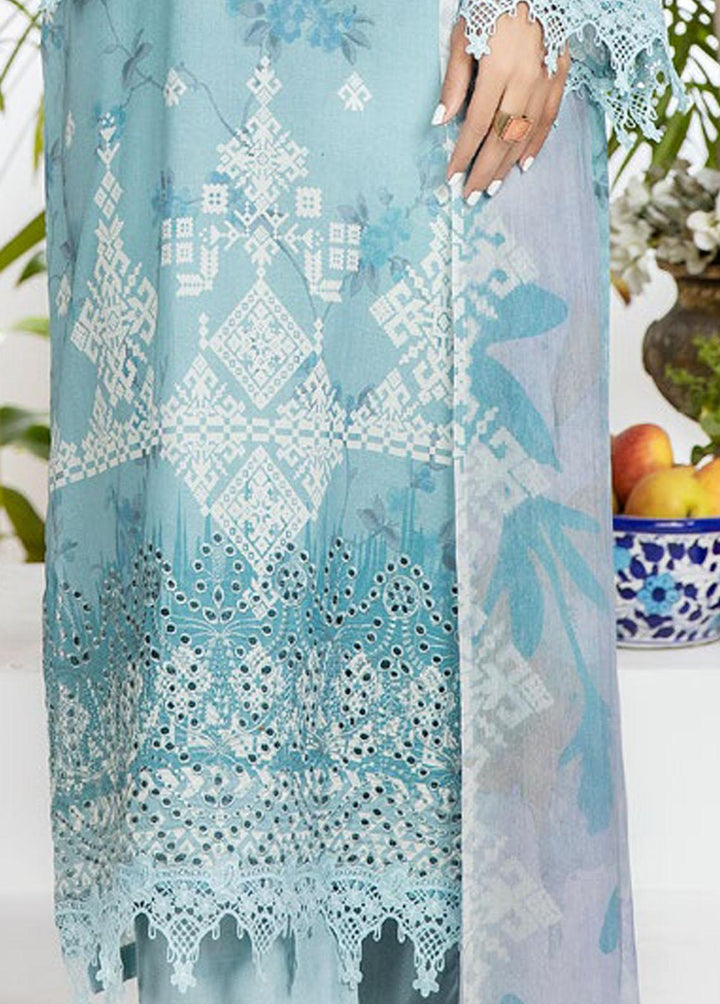 Aafreen By Riaz Arts Embroidered Chikankari Suits Unstitched 3 Piece RA23CK AF-42 - Summer Collection