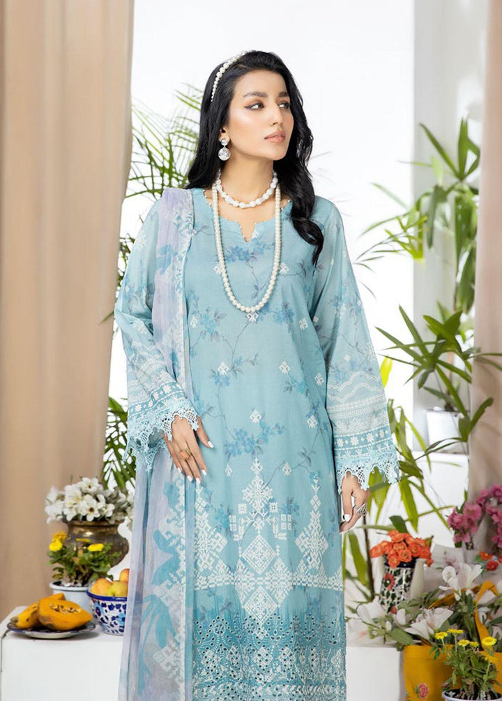 Aafreen By Riaz Arts Embroidered Chikankari Suits Unstitched 3 Piece RA23CK AF-42 - Summer Collection
