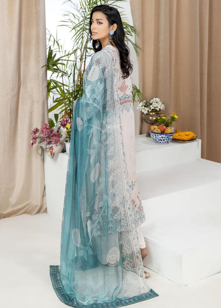 Aafreen By Riaz Arts Embroidered Chikankari Suits Unstitched 3 Piece RA23CK AF-44 - Summer Collection