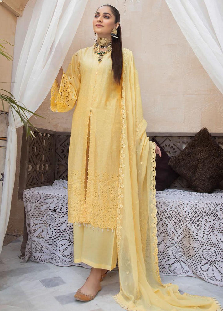 Aafreen by Riaz Arts Embroidered Lawn Suits Unstitched 3 Piece RA22ACL D-09 - Summer Collection