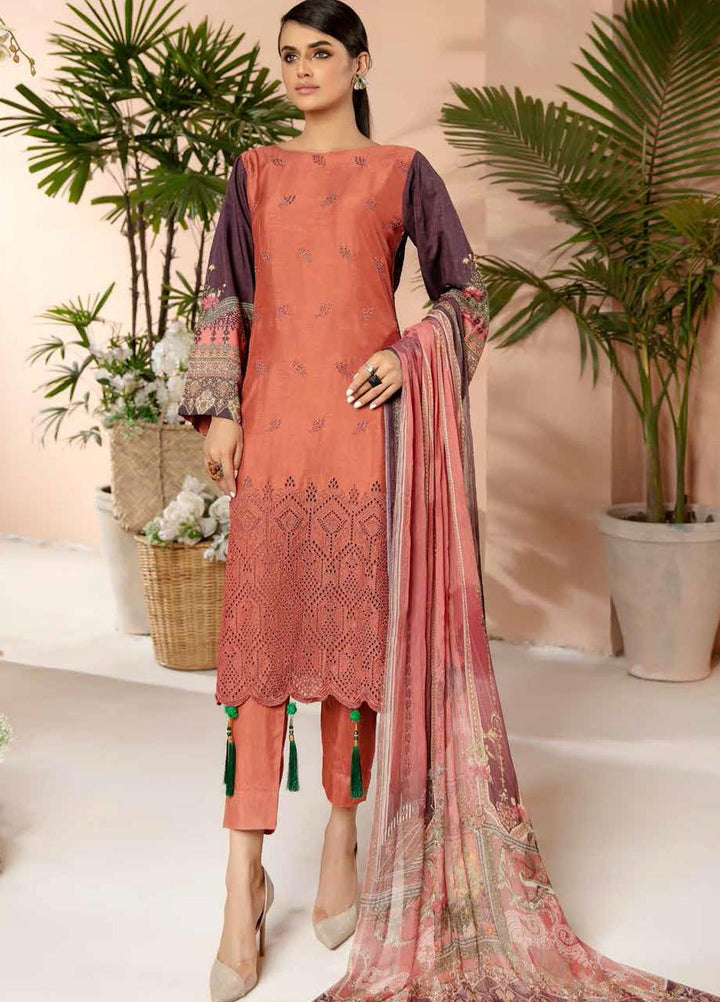 Aafreen by Riaz Arts Embroidered Chikankari Viscose Suits Unstitched 3 Piece RA21AC AF-01 - Winter Collection