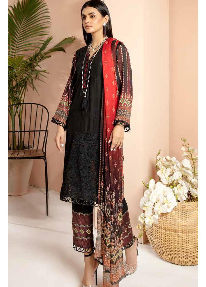 Aafreen by Riaz Arts Embroidered Chikankari Viscose Suits Unstitched 3 Piece RA21AC AF-04 - Winter Collection