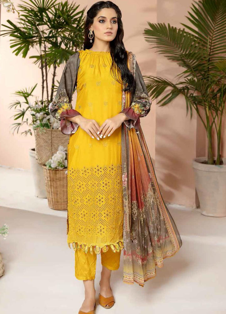 Aafreen by Riaz Arts Embroidered Chikankari Viscose Suits Unstitched 3 Piece RA21AC AF-05 - Winter Collection