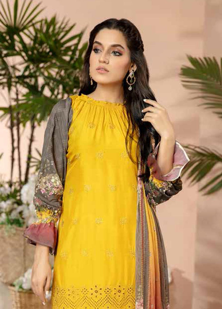 Aafreen by Riaz Arts Embroidered Chikankari Viscose Suits Unstitched 3 Piece RA21AC AF-05 - Winter Collection