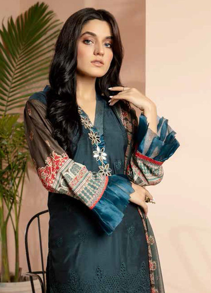Aafreen by Riaz Arts Embroidered Chikankari Viscose Suits Unstitched 3 Piece RA21AC AF-06 - Winter Collection