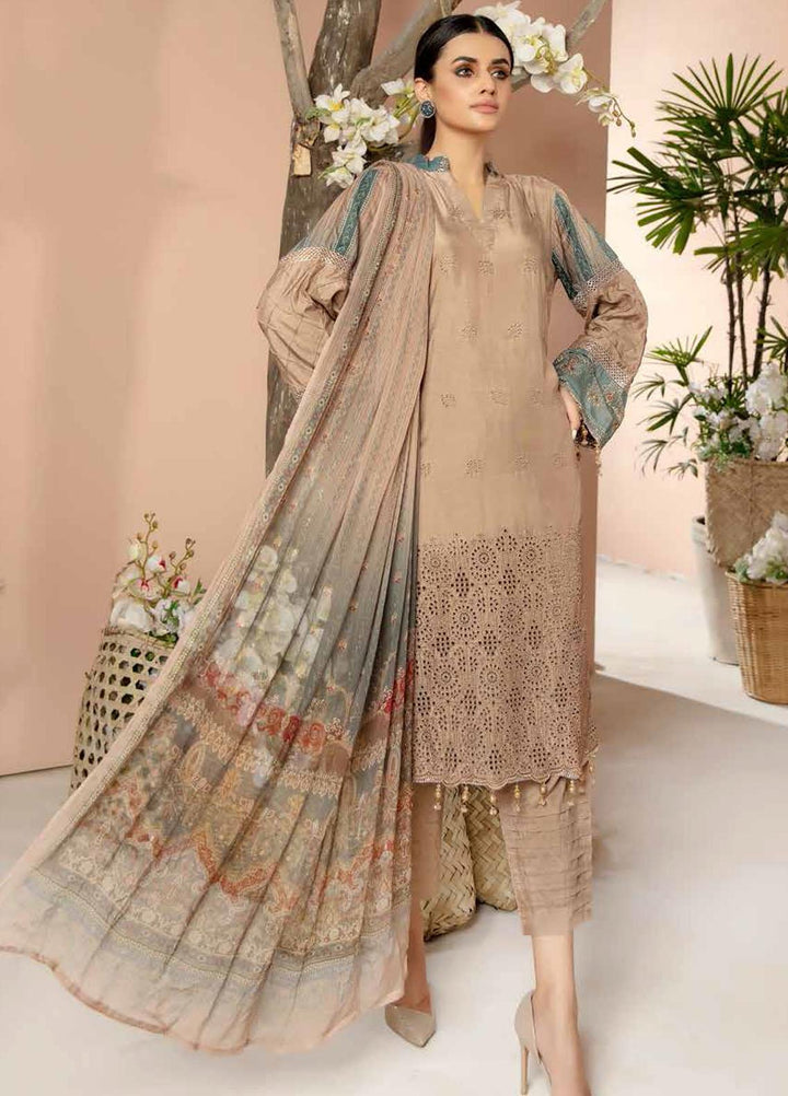 Aafreen by Riaz Arts Embroidered Chikankari Viscose Suits Unstitched 3 Piece RA21AC AF-07 - Winter Collection
