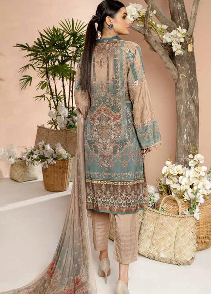 Aafreen by Riaz Arts Embroidered Chikankari Viscose Suits Unstitched 3 Piece RA21AC AF-07 - Winter Collection