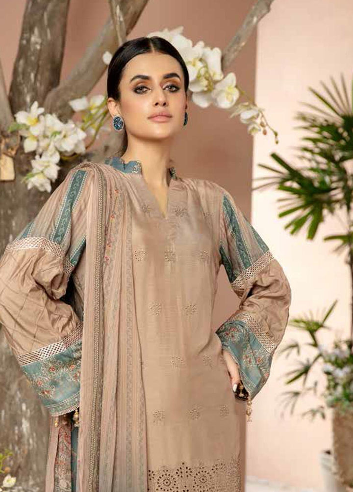 Aafreen by Riaz Arts Embroidered Chikankari Viscose Suits Unstitched 3 Piece RA21AC AF-07 - Winter Collection
