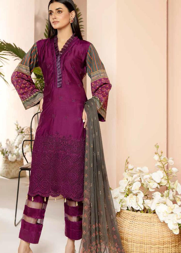 Aafreen by Riaz Arts Embroidered Chikankari Viscose Suits Unstitched 3 Piece RA21AC AF-10 - Winter Collection