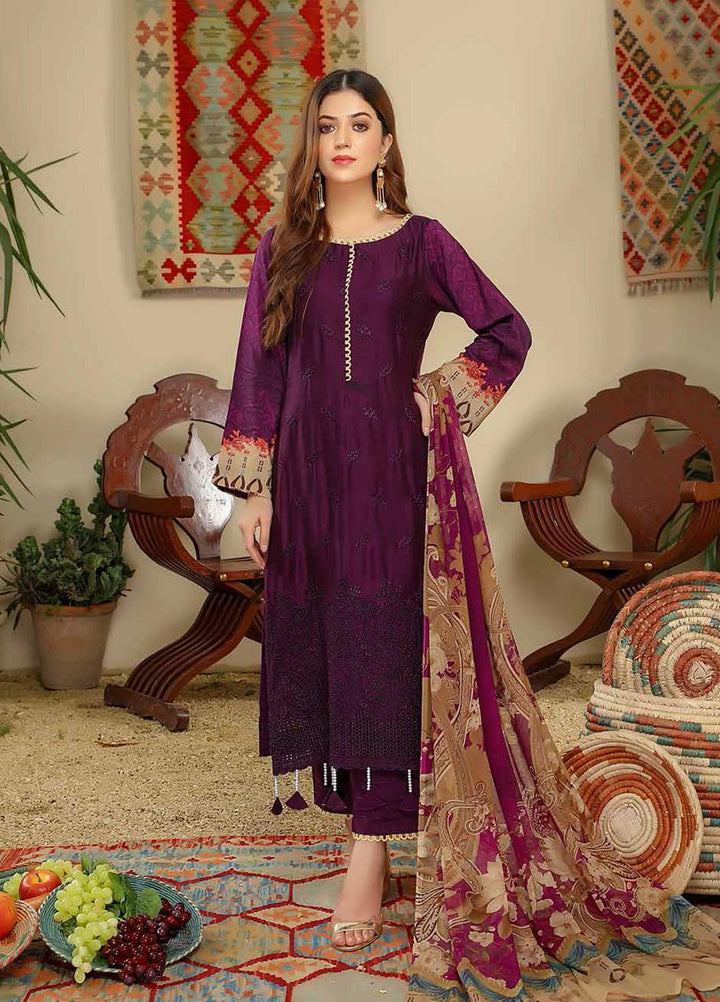 Aafreen by Riaz Arts  Embroidered Chikankari Viscose Suits Unstitched 3 Piece RA21AV AF-21 - Winter Collection