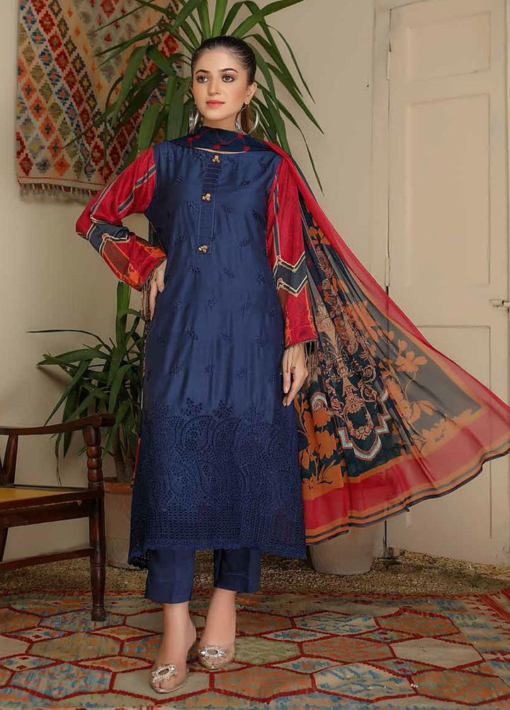 Aafreen by Riaz Arts  Embroidered Chikankari Viscose Suits Unstitched 3 Piece RA21AV AF-30 - Winter Collection