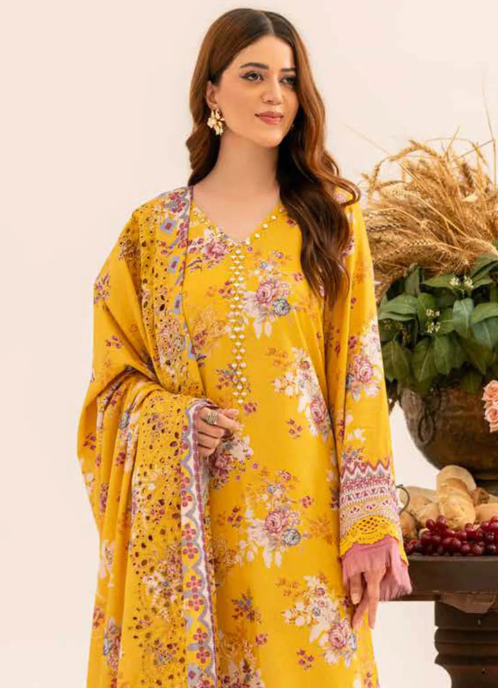 Aafreen by Riaz Arts Embroidered Karandi Suit Unstitched 3 Piece RA24K AF-134 - Winter Collection