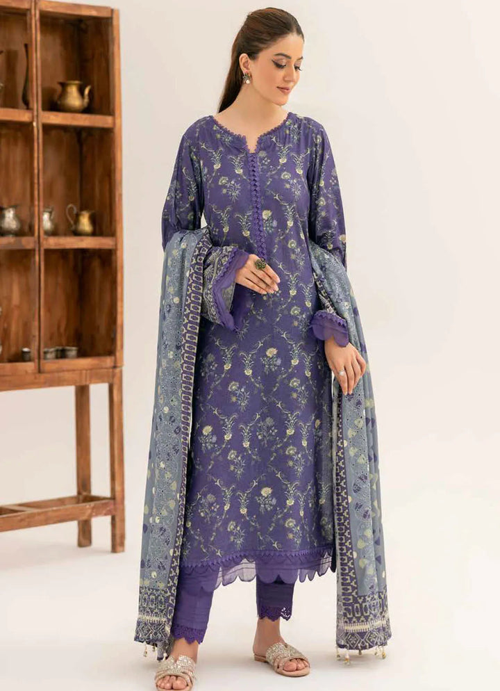 Aafreen by Riaz Arts Embroidered Karandi Suit Unstitched 3 Piece RA24K AF-140 - Winter Collection