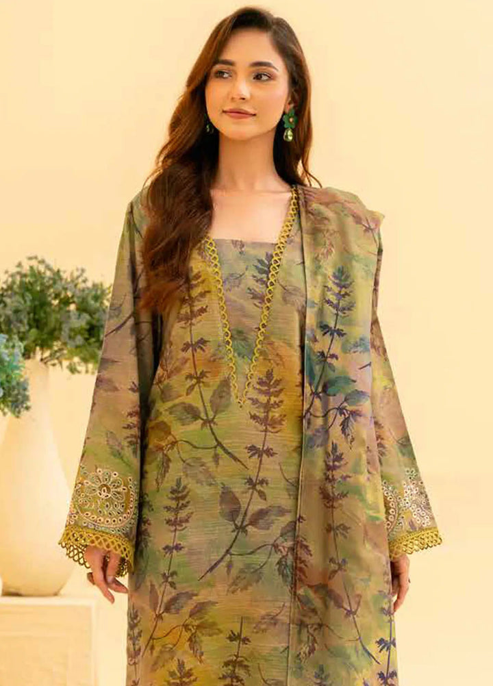 Aafreen By Riaz Arts Embroidered Khaddar Suit Unstitched 3 Piece RA24AK AF-141 - Winter Collection