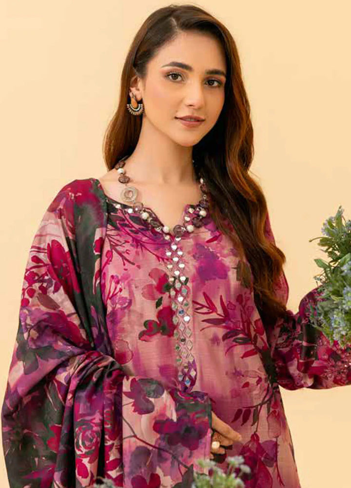 Aafreen By Riaz Arts Embroidered Khaddar Suit Unstitched 3 Piece RA24AK AF-143 - Winter Collection