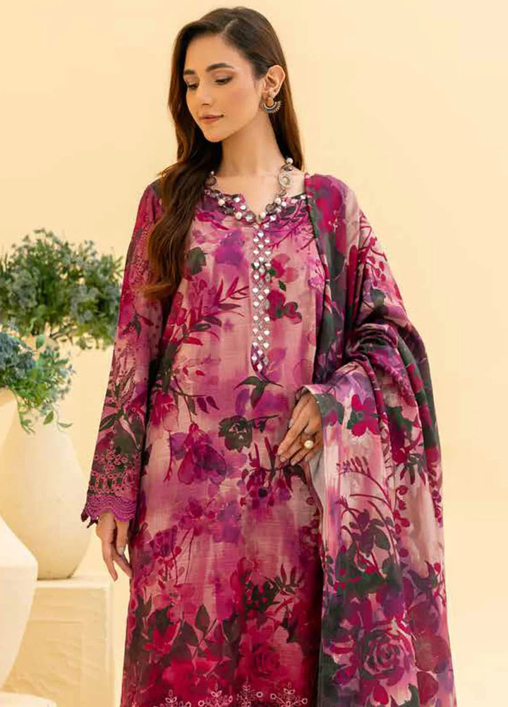 Aafreen By Riaz Arts Embroidered Khaddar Suit Unstitched 3 Piece RA24AK AF-143 - Winter Collection