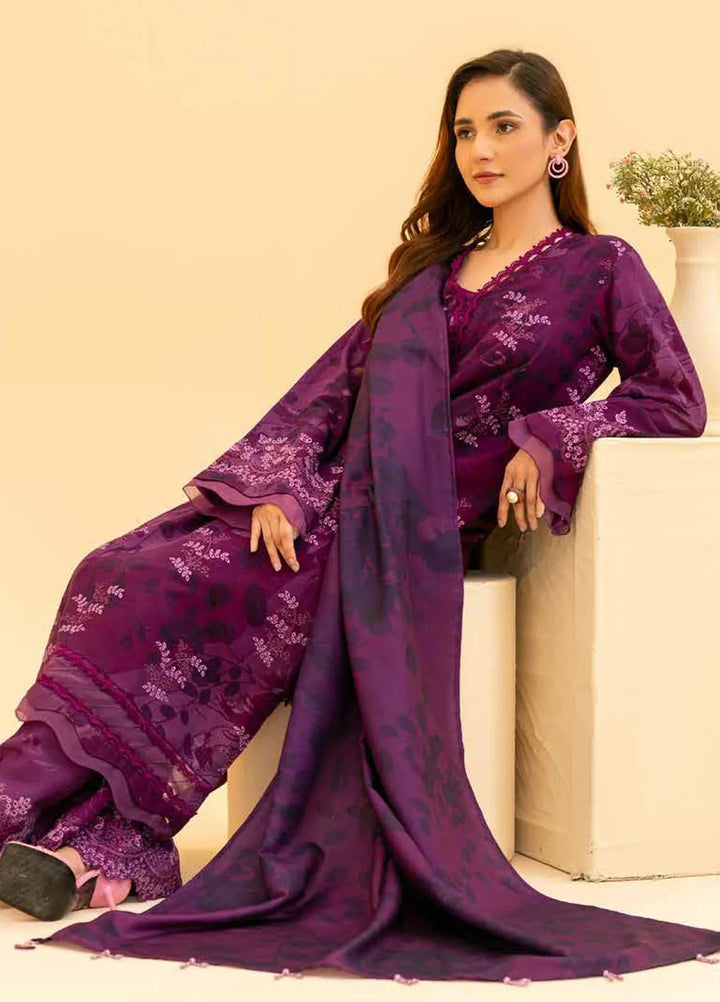 Aafreen By Riaz Arts Embroidered Khaddar Suit Unstitched 3 Piece RA24AK AF-147 - Winter Collection