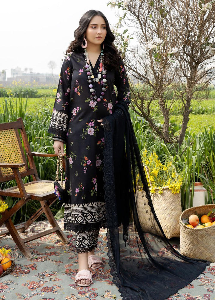 Aafreen By Riaz Arts Embroidered Lawn Suits Unstitched 3 Piece RA23A-V4 AF-35 - Summer Collection
