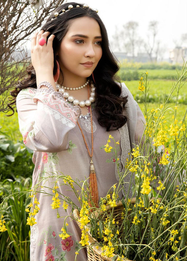 Aafreen By Riaz Arts Embroidered Lawn Suits Unstitched 3 Piece RA23A-V4 AF-36 - Summer Collection