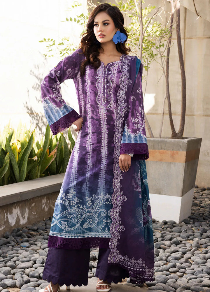 Aafreen by Riaz Arts Embroidered Lawn Suits Unstitched 3 Piece RA25AE AF-162 - Summer Collection
