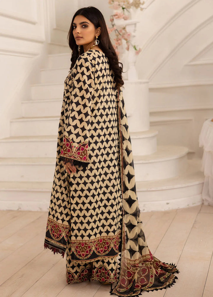 Aafreen by Riaz Arts Embroidered Lawn Suits Unstitched 3 Piece RA25EL AF-191 - Summer Collection