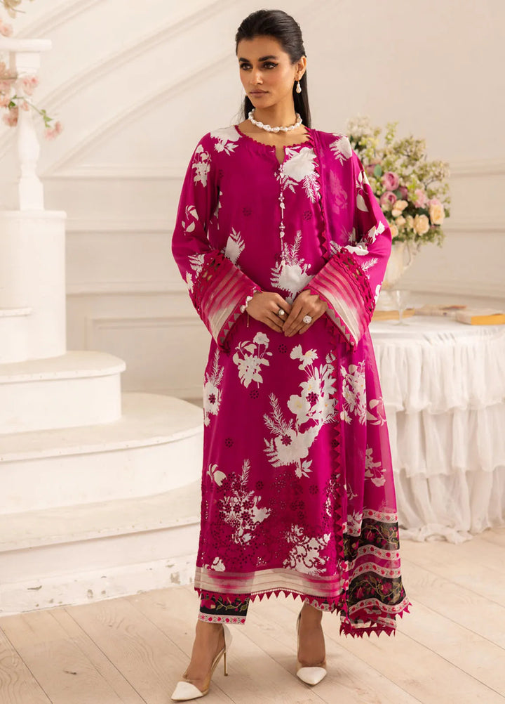 Aafreen by Riaz Arts Embroidered Lawn Suits Unstitched 3 Piece RA25EL AF-193 - Summer Collection