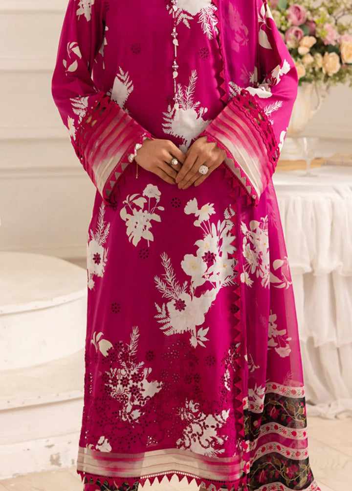 Aafreen by Riaz Arts Embroidered Lawn Suits Unstitched 3 Piece RA25EL AF-193 - Summer Collection