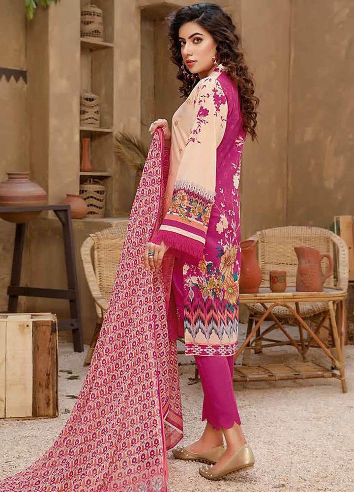 Aafreen by Riaz Arts Embroidered Lawn Suits Unstitched 3 Piece RA21AF 16 - Summer Collection