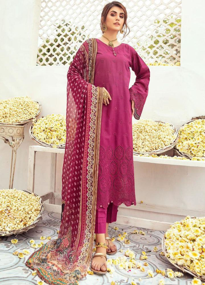 Aafreen By Riaz Arts Embroidered Lawn Suits Unstitched 3 Piece RA21-A6 31 - Summer Collection