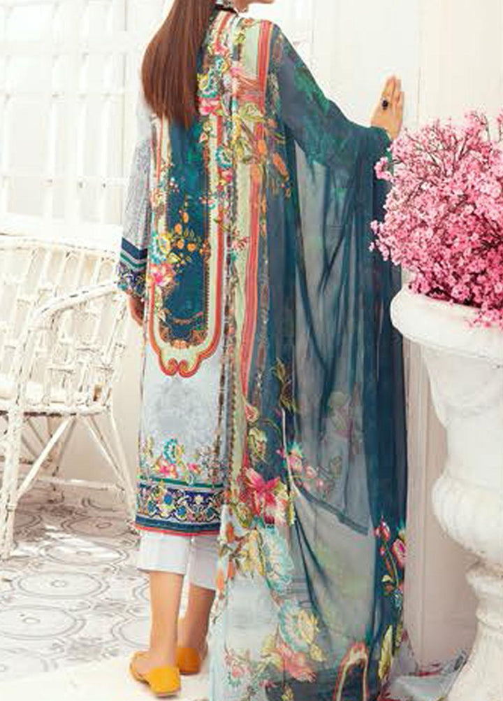 Aafreen By Riaz Arts Embroidered Lawn Suits Unstitched 3 Piece RA21-A6 40 - Summer Collection