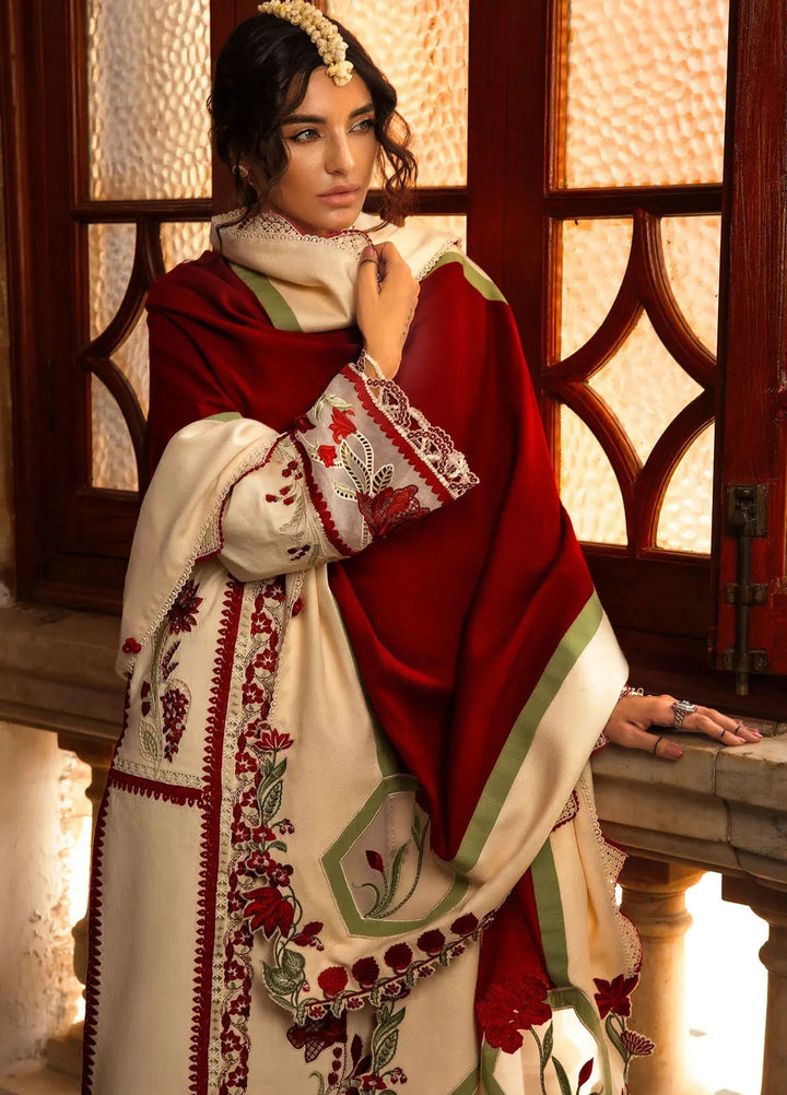 Aaleen by Crimson Embroidered Khaddar Suit Unstitched 3 Piece CR24AW Musafir - Winter Collection