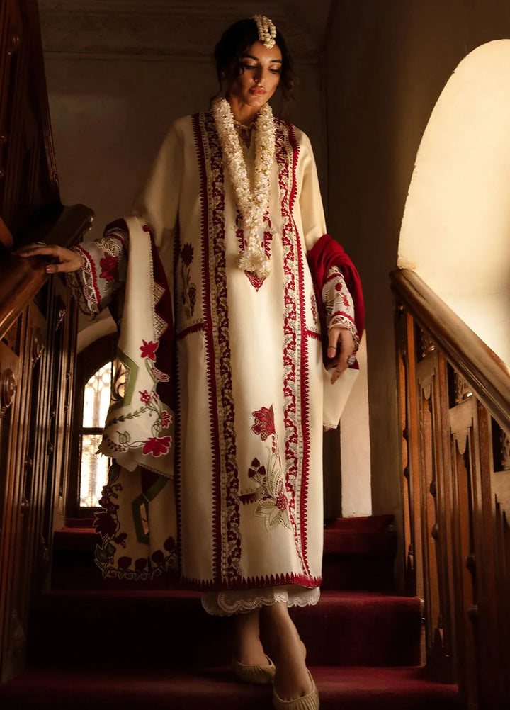 Aaleen by Crimson Embroidered Khaddar Suit Unstitched 3 Piece CR24AW Musafir - Winter Collection