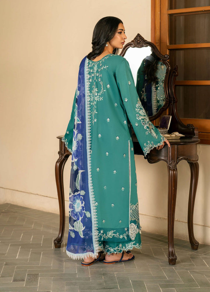 Aashiyana by Roheenaz Embroidered Lawn Suits Unstitched 3 Piece RN25AL RNZ-02 A Abeer - Summer Collection