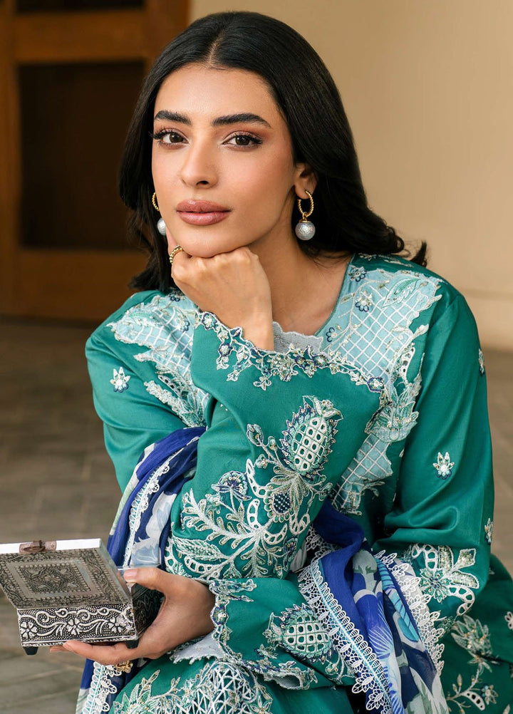 Aashiyana by Roheenaz Embroidered Lawn Suits Unstitched 3 Piece RN25AL RNZ-02 A Abeer - Summer Collection