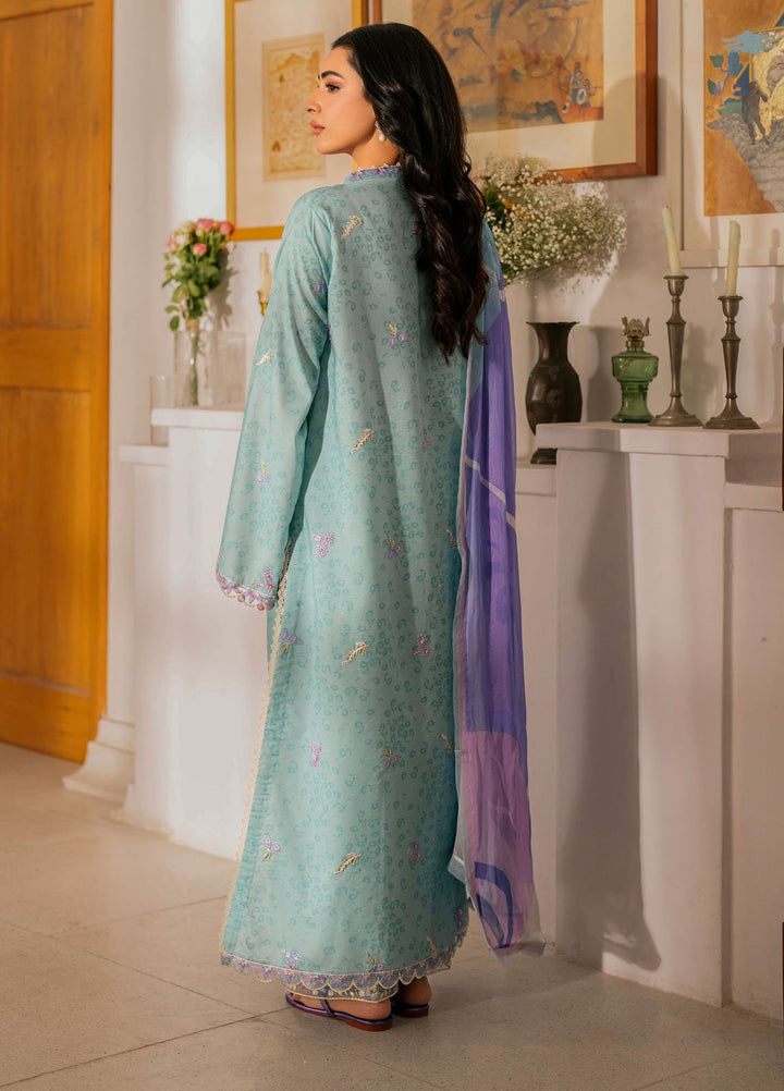 Aashiyana by Roheenaz Embroidered Lawn Suits Unstitched 3 Piece RN25AL RNZ-03 A Minal - Summer Collection