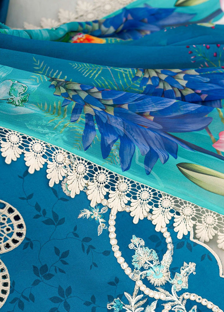 Aashiyana by Roheenaz Embroidered Lawn Suits Unstitched 3 Piece RN25AL RNZ-04 B Akifa - Summer Collection