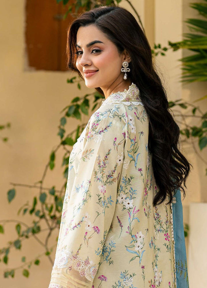 Aashiyana by Roheenaz Embroidered Lawn Suits Unstitched 3 Piece RN25AL RNZ-05 B Maha - Summer Collection
