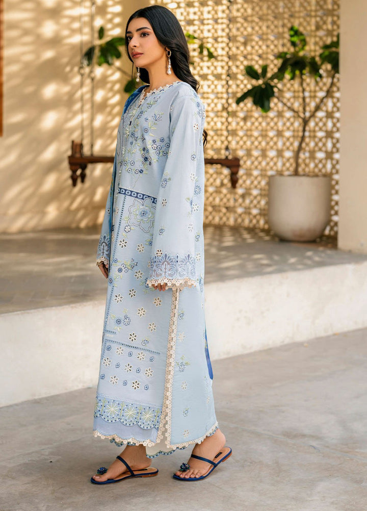 Aashiyana by Roheenaz Embroidered Lawn Suits Unstitched 3 Piece RN25AL RNZ-07 B Mahnoor - Summer Collection