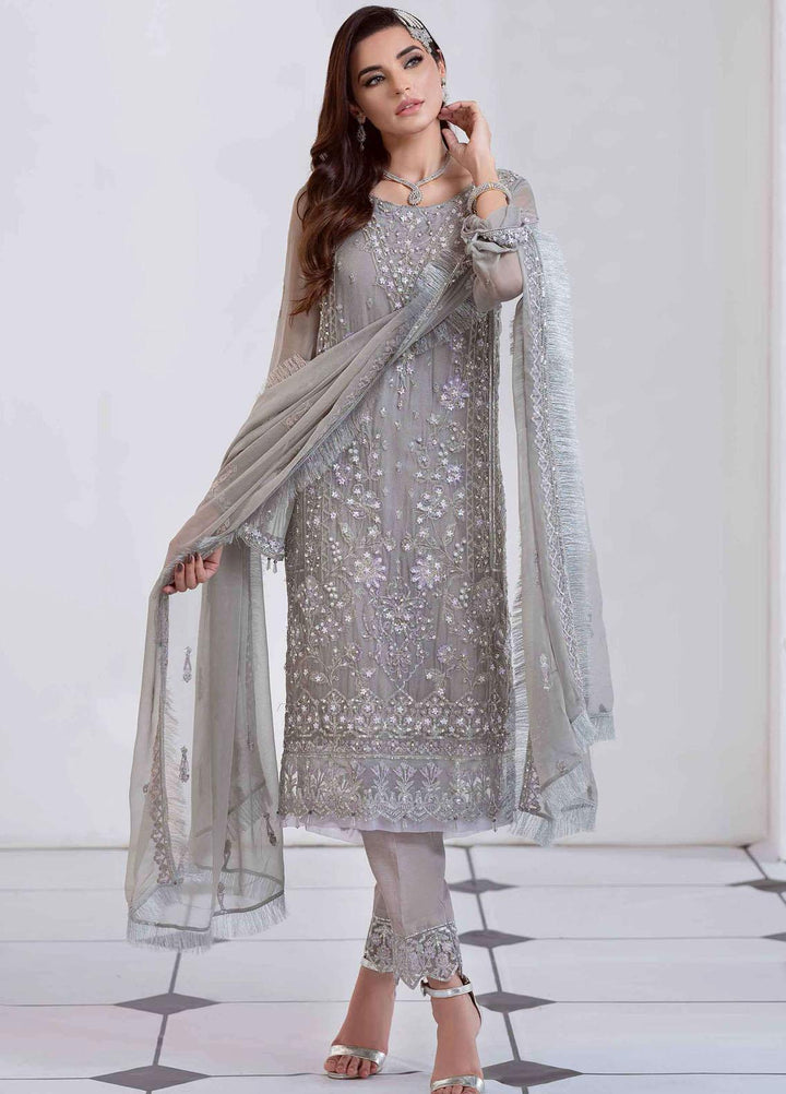 Aashna by Meeral Embroidered Chiffon Suits Unstitched 4 Piece MRL21A 02-ALYA - Luxury Collection