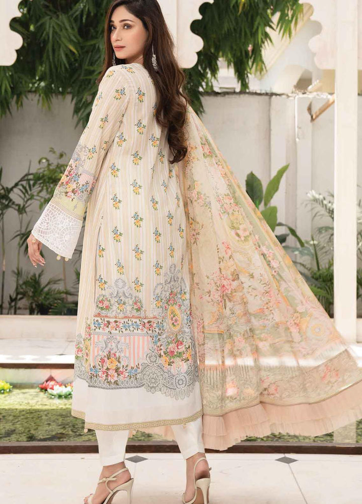 Abrish by Marwat Textiles Embroidered Lawn Suits Unstitched 3 Piece MW21A 2A - Summer Collection