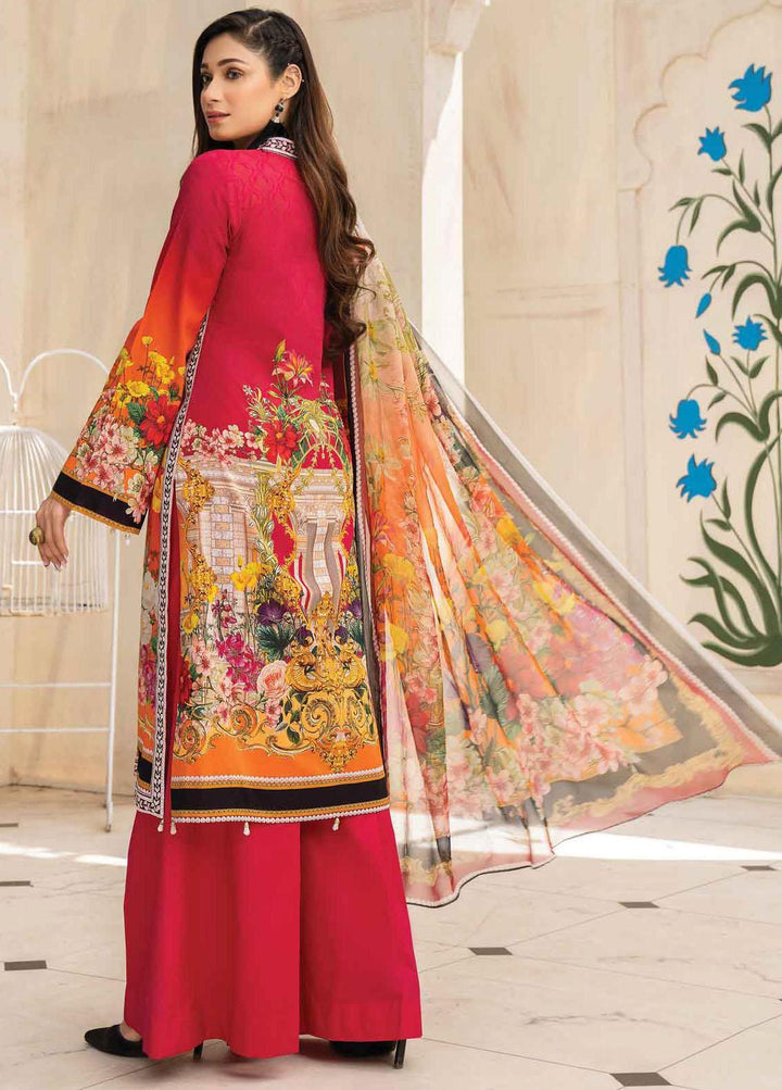 Abrish by Marwat Textiles Embroidered Lawn Suits Unstitched 3 Piece MW21A 3A - Summer Collection