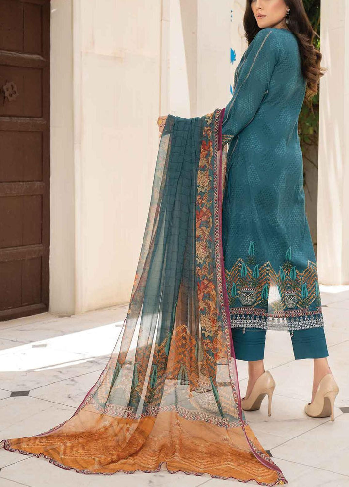 Abrish by Marwat Textiles Embroidered Lawn Suits Unstitched 3 Piece MW21A 7A - Summer Collection