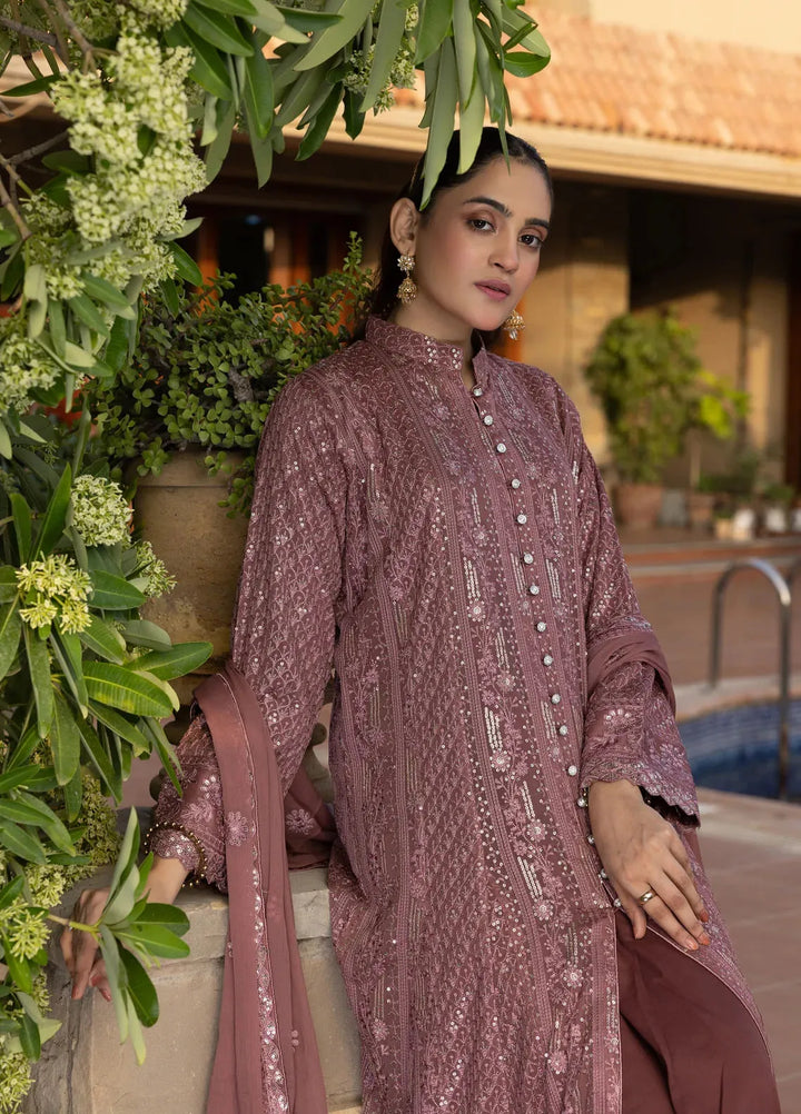 Adams Couture Pret Embroidered Chiffon 3 Piece Suit Surtaal