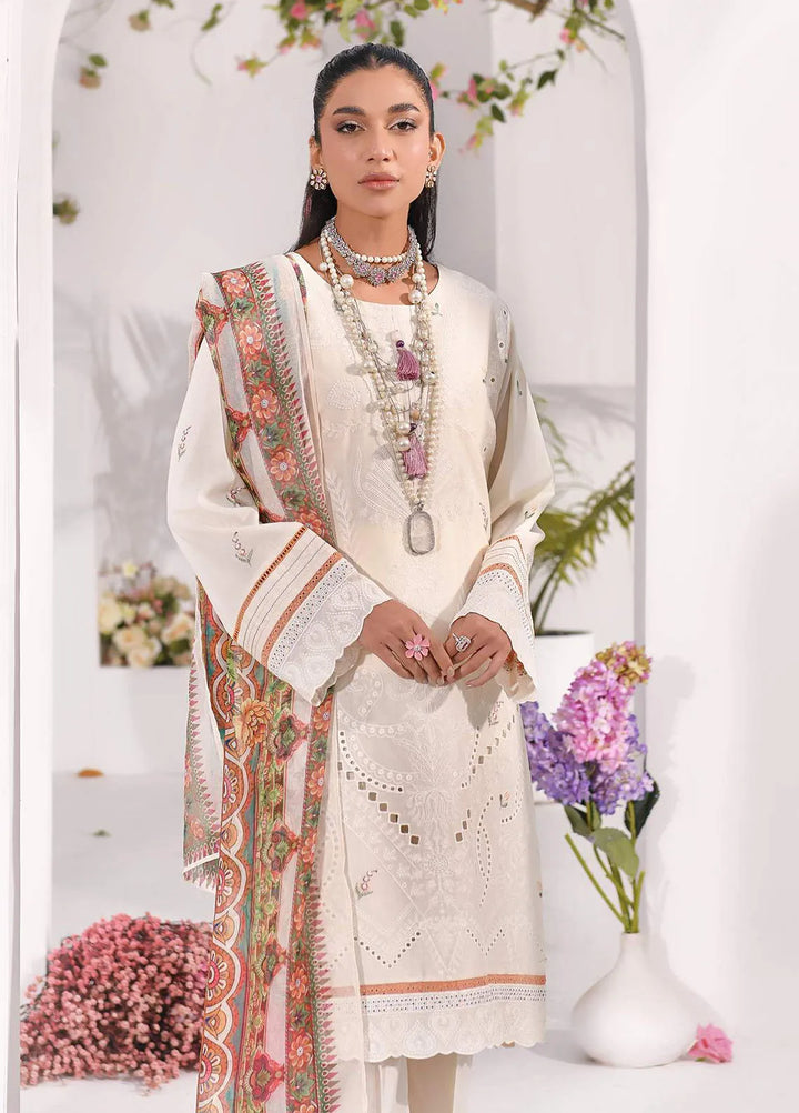Addee Pret Embroidered Lawn 3 Piece Suit SM-037
