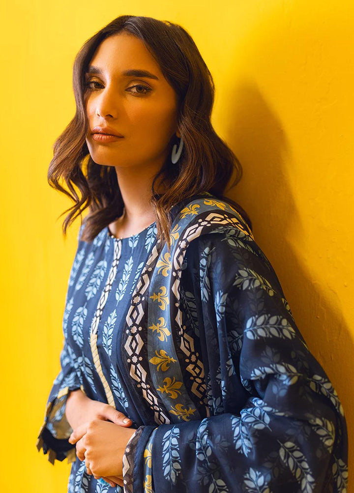 Adorna by Salitex Printed Lawn Suits Unstitched 2 Piece ST23A UNS23CB001UT - Summer Collection